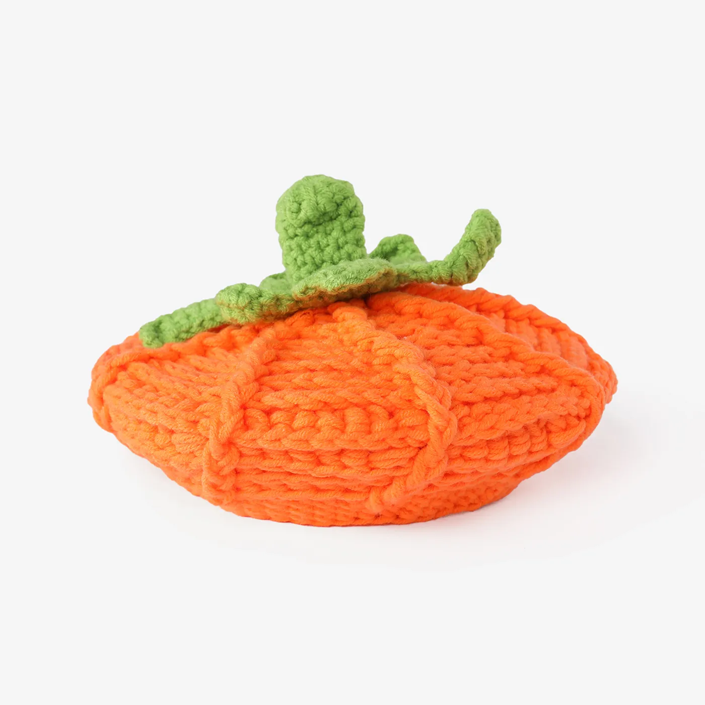 Baby/toddler childlike Halloween Pumpkin Hand Knitted Hat  image 1