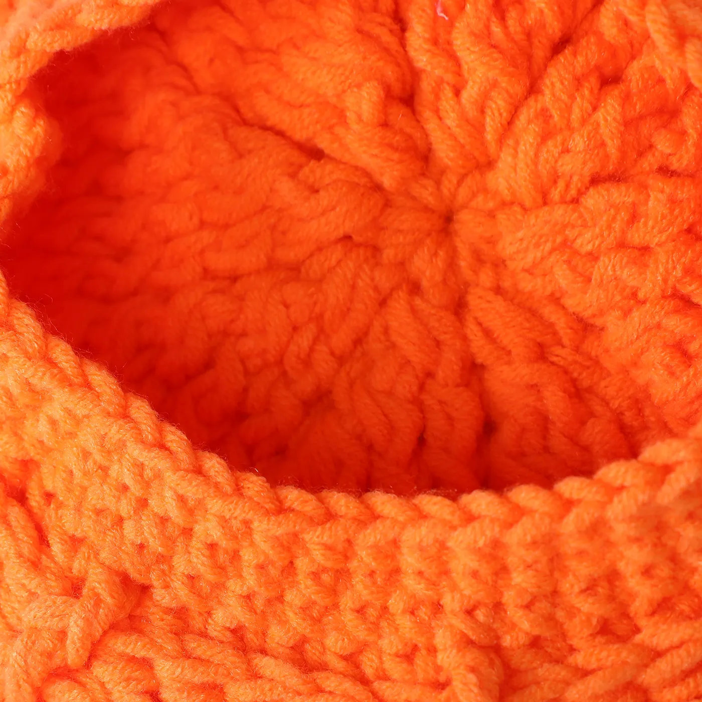 Baby/toddler childlike Halloween Pumpkin Hand Knitted Hat  big image 6