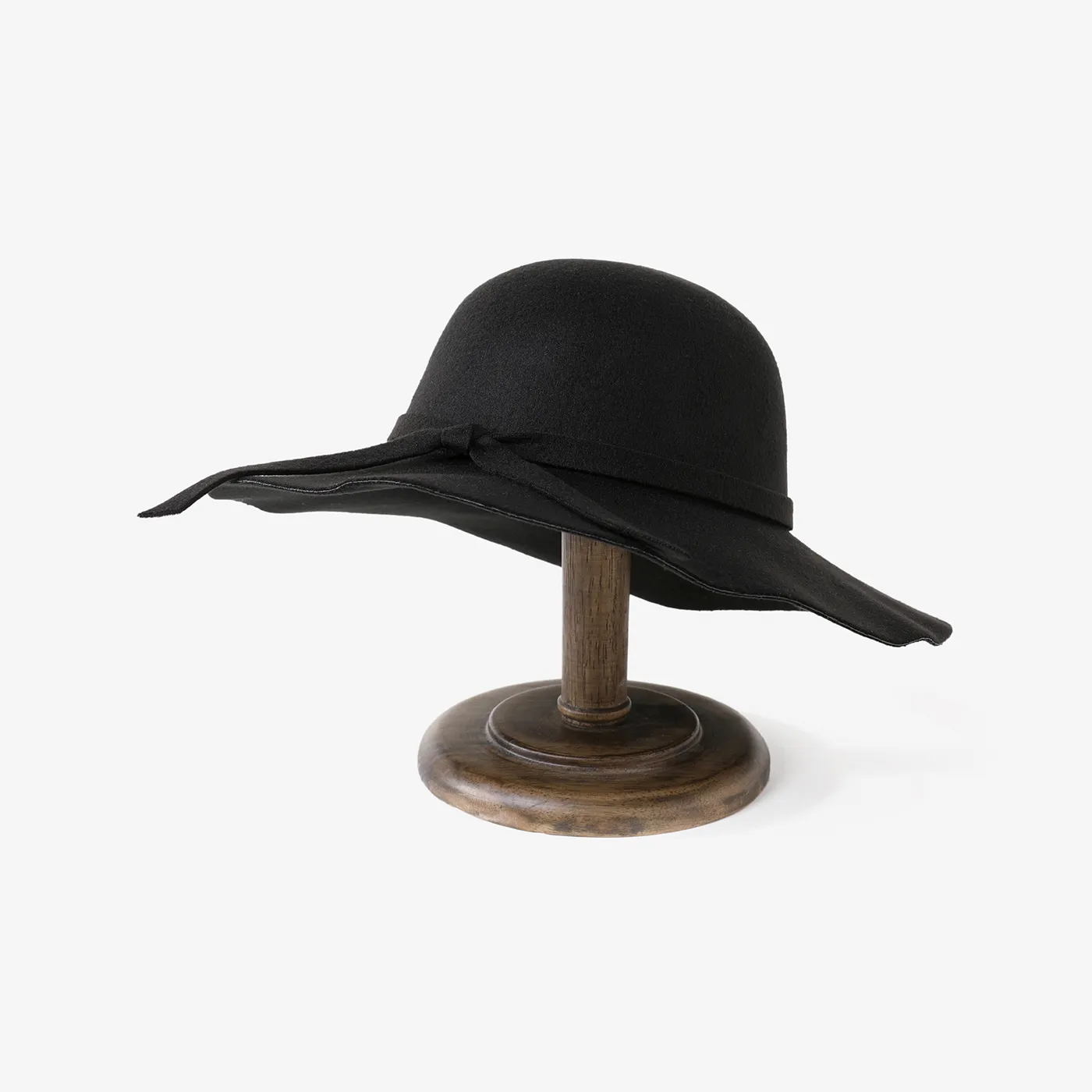 Mommy and Me Wool felt hat casual and versatile retro big brim hat suitable for autumn and winter  image 4