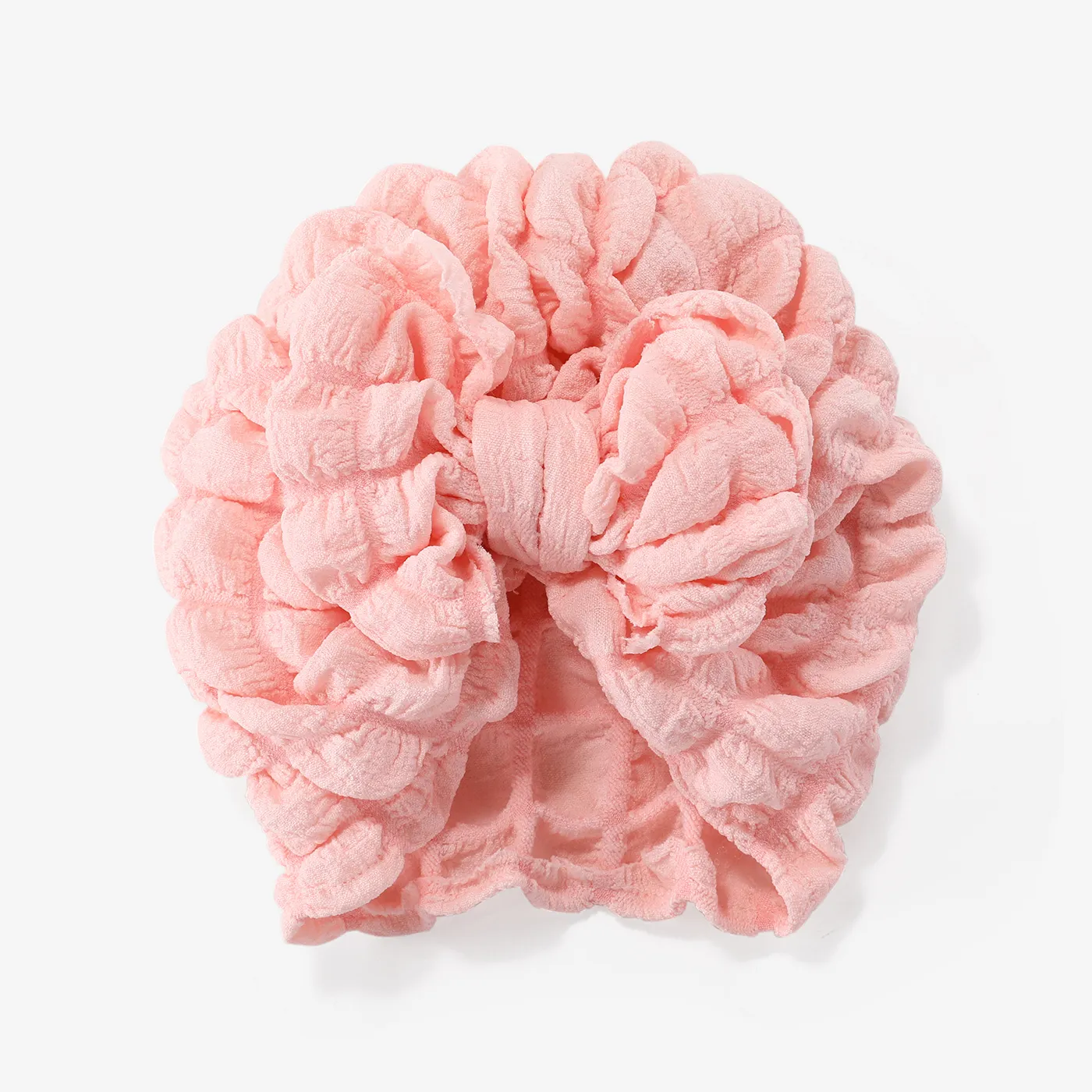 Toddler/baby Solid Color Soft Popcorn Style Bow Hat