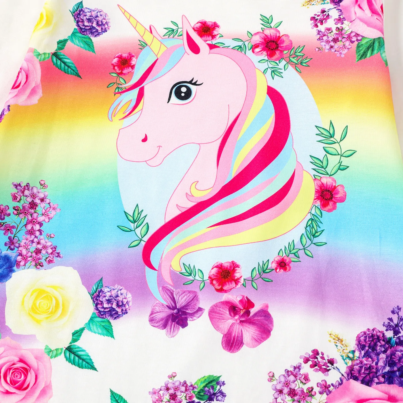  Unicórnio infantil imprimir em casa roupas de manga comprida   image 4
