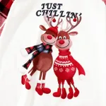 Christmas Family Matching Reindeer Print Long-sleeve Pajamas Sets(Flame Resistant)   image 3
