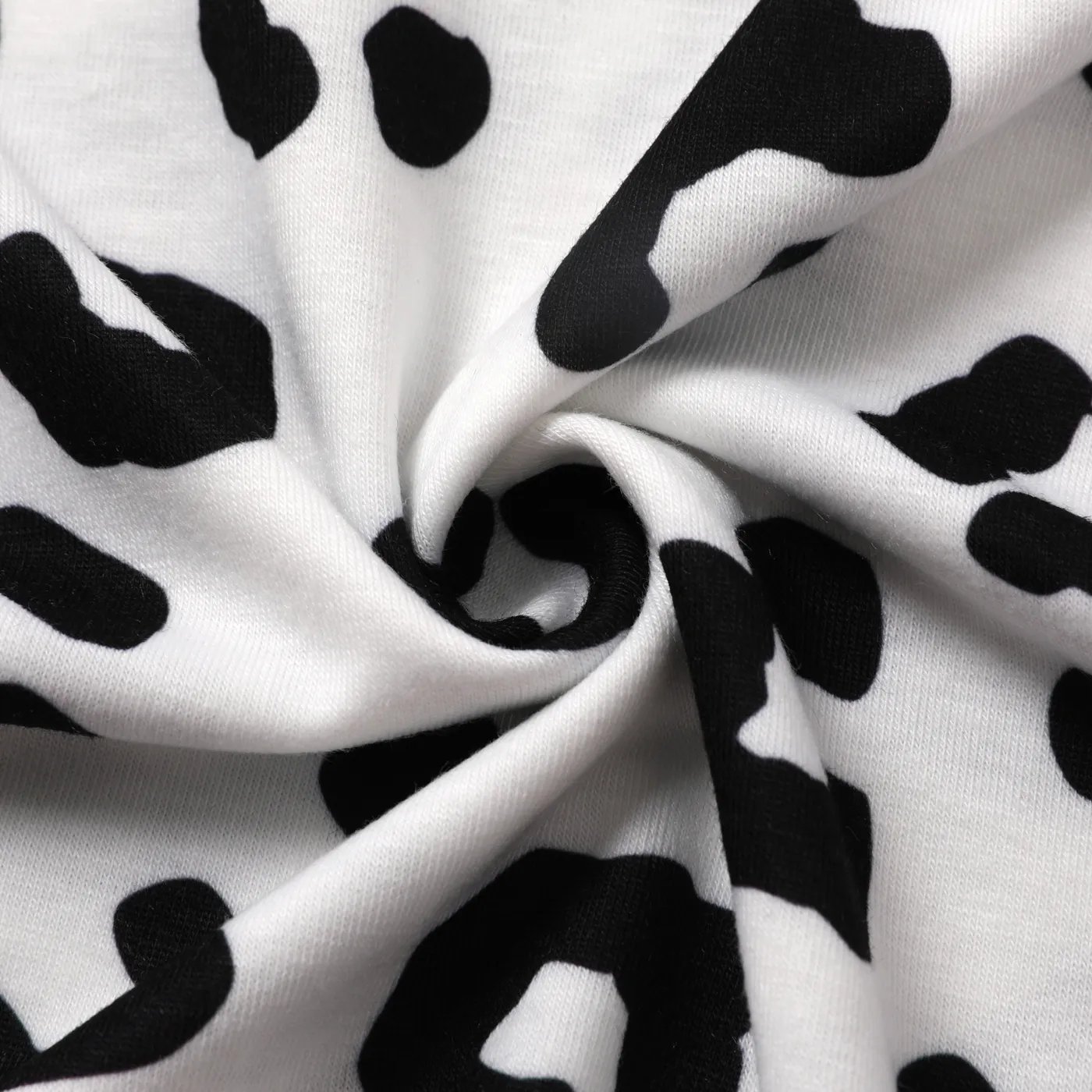 L.O.L. SURPRISE! Kid Girl Leopard Print Long-sleeve Dress Black/White image 5