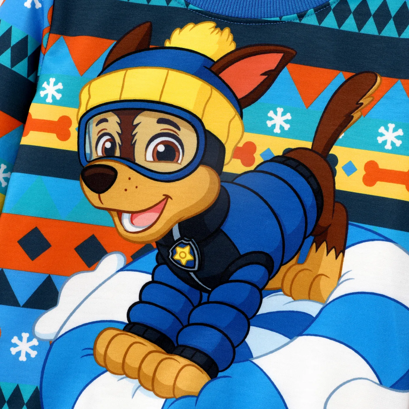 PAW Patrol Toddler Girl/Boy Character Print Long-sleeve Pullover Sweatshirt Blue image 3