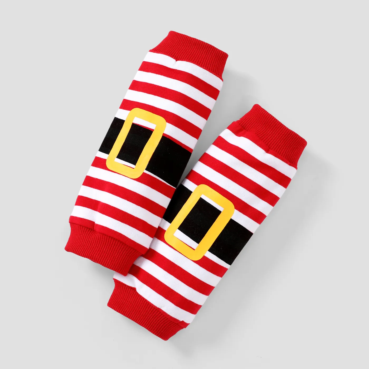  3PCS  Baby Boy/Girl Childlike Christmas Romper Set Red image 5
