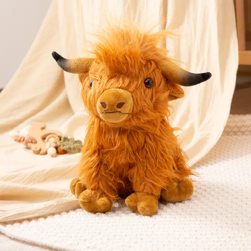 Scottish Highland Plush Cow Toy