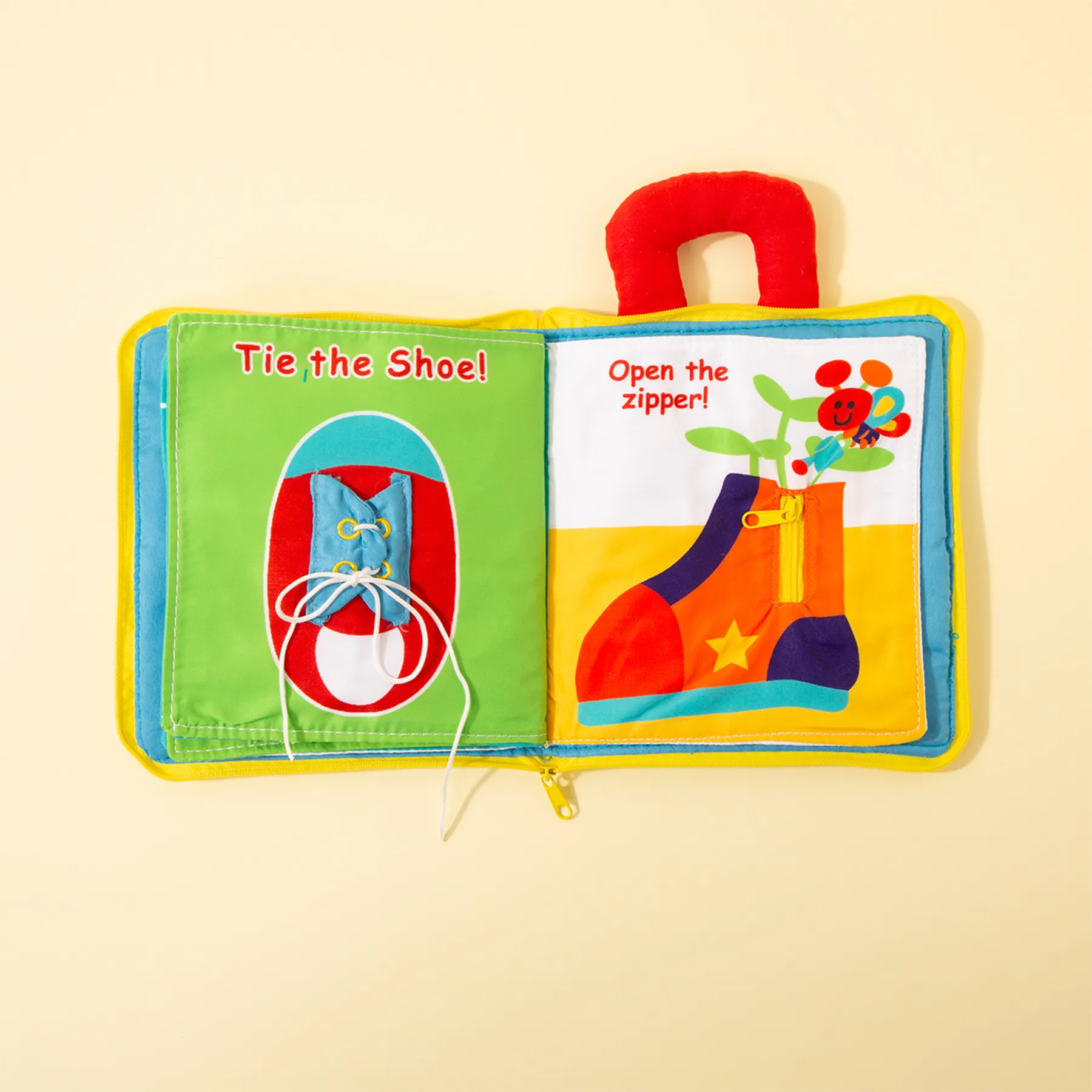 Big Flower Childlike Educational Toy for Unisex, Made of 90% Cotton, 1 Piece Red image 3