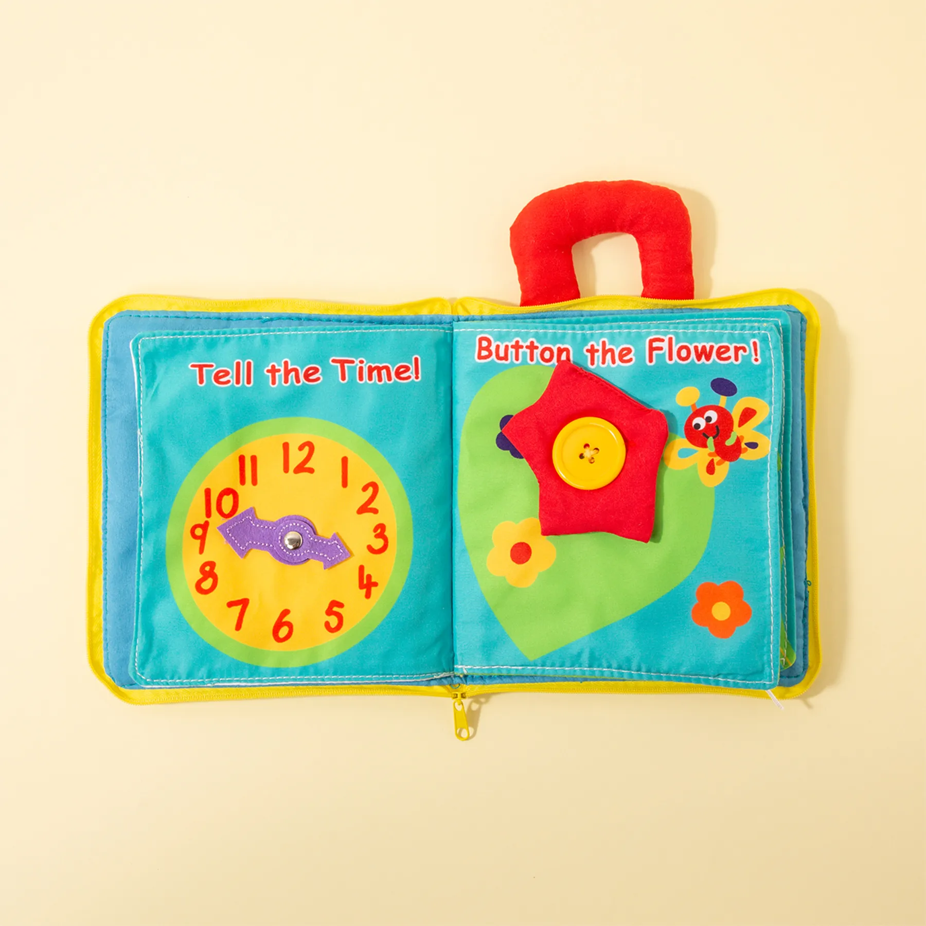 Big Flower Childlike Educational Toy for Unisex, Made of 90% Cotton, 1 Piece Red image 6