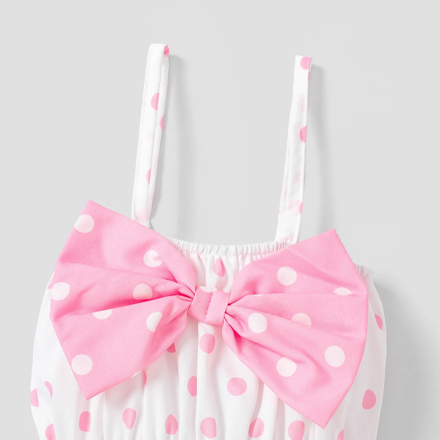 2 unidades Bebé Menina Hipertátil/3D Bonito Sem mangas Macacão curto Rosa image 3