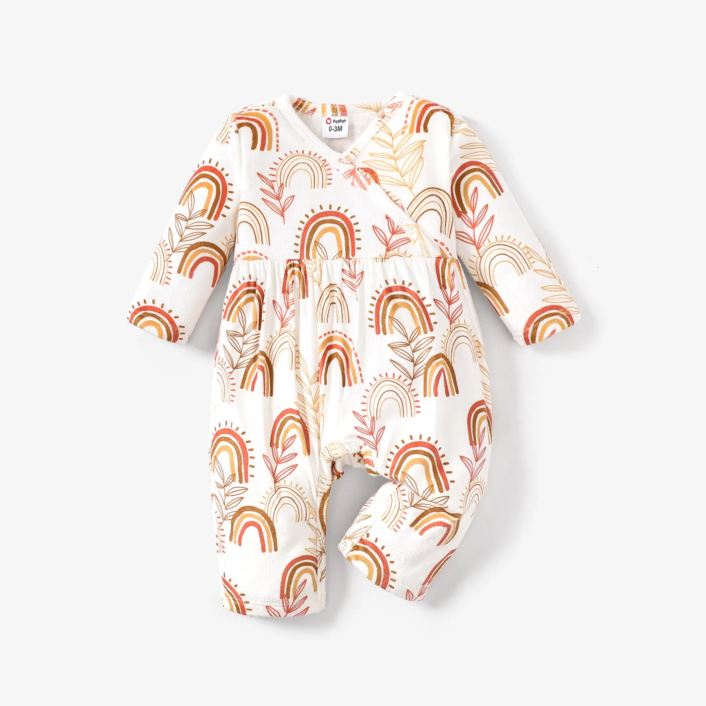 Baby Girl Cute Long Sleeve Jumpsuit Color block