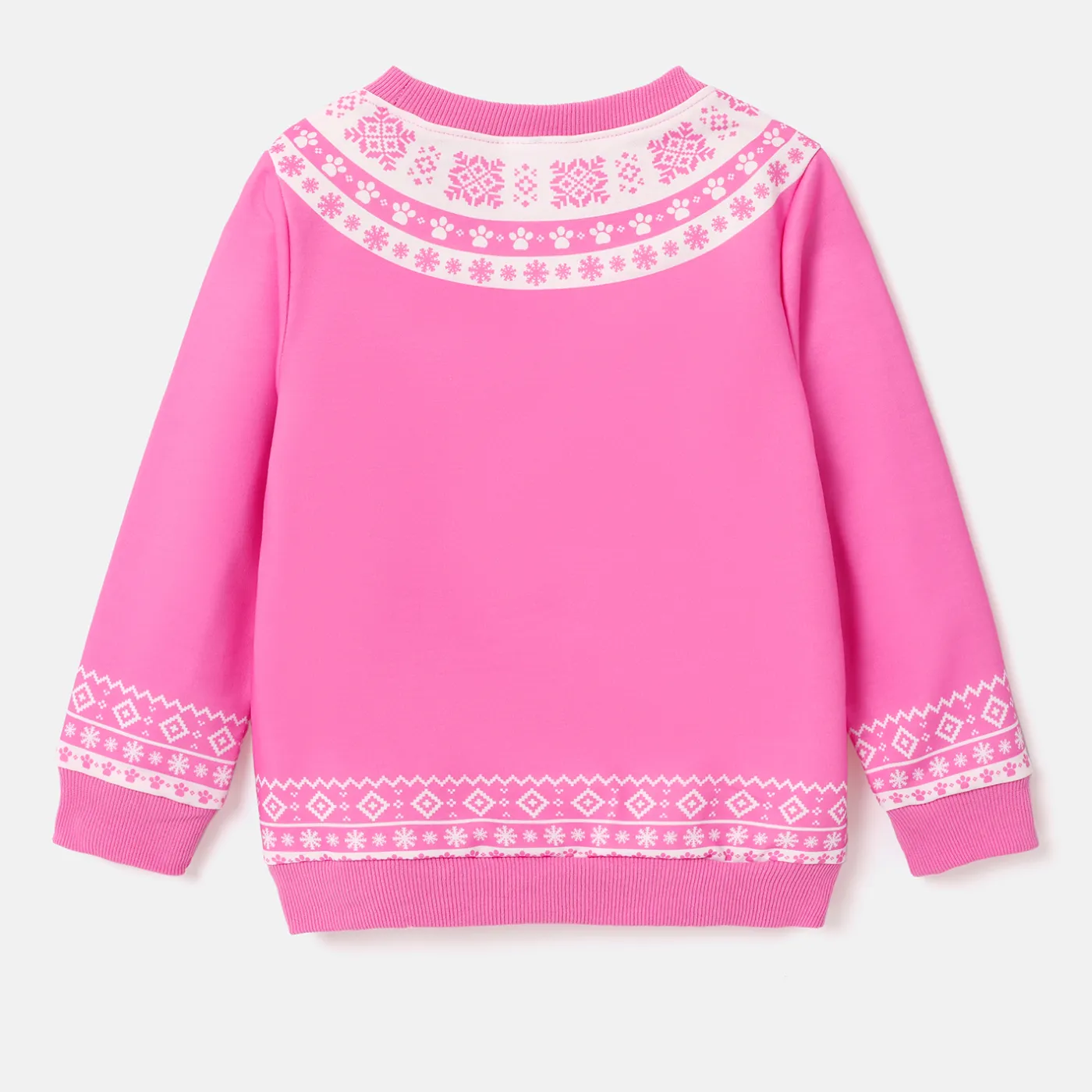 PAW Patrol Toddler Girl/Boy Christmas Snowflake Print Sweatshirt  image 2