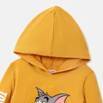 Tom and Jerry Toddler Boy Letter Print Yellow Hoodie Sweatshirt  image 4