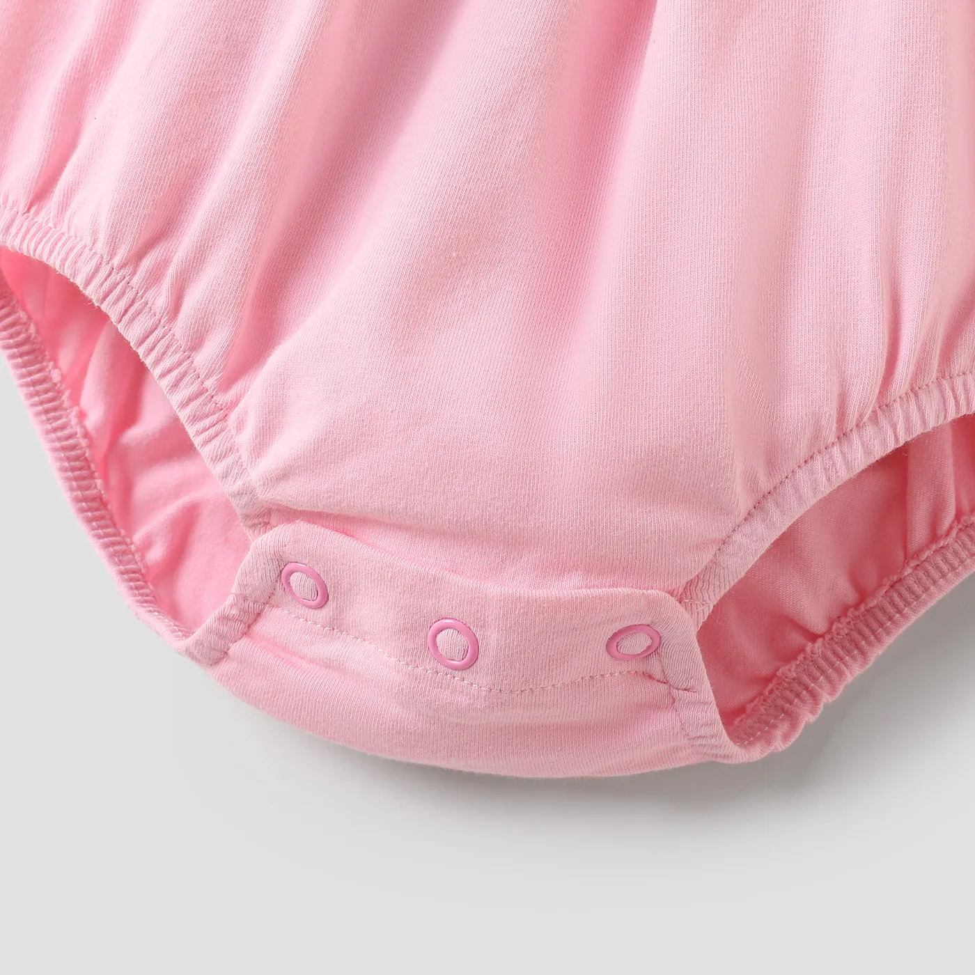 Baby Girl Wings Decor Smocked Bodysuit  image 5