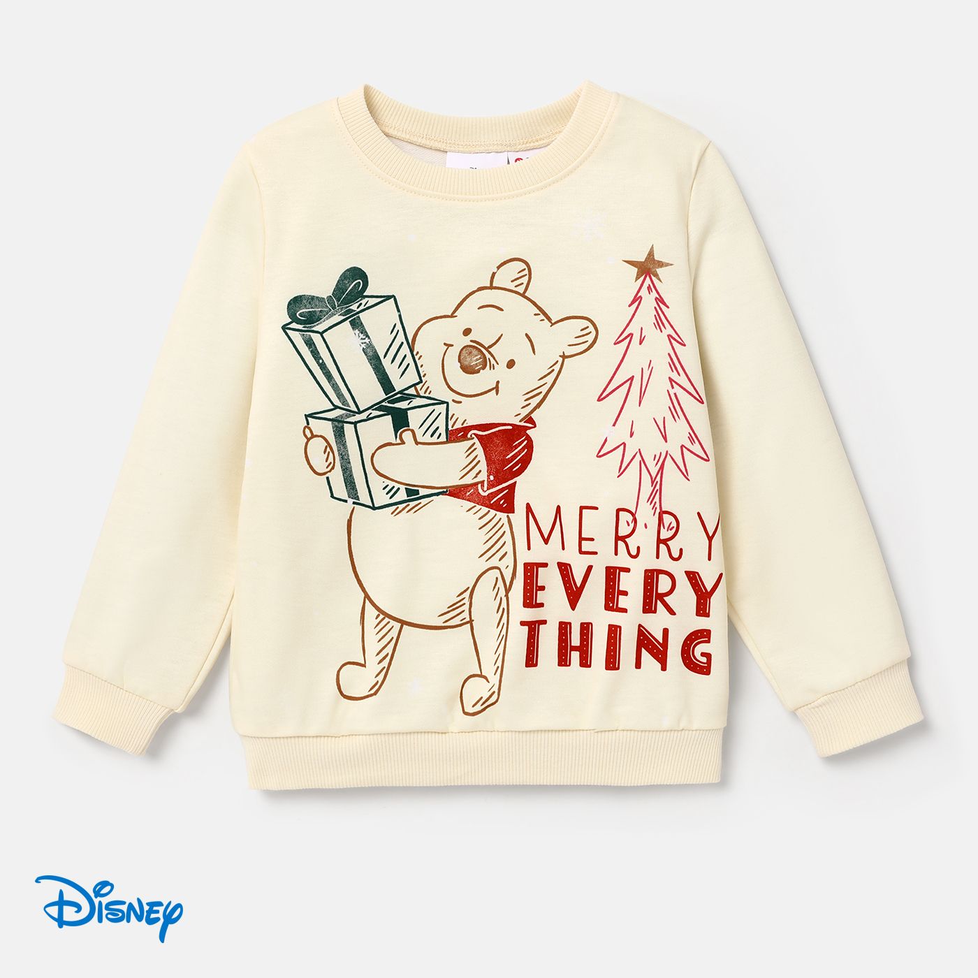 

Disney Winnie the Pooh Toddler Girl/Boy Christmas Pullover Top