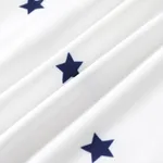 Baby Boy/Girl Stars/Striped Short-sleeve Romper White image 6