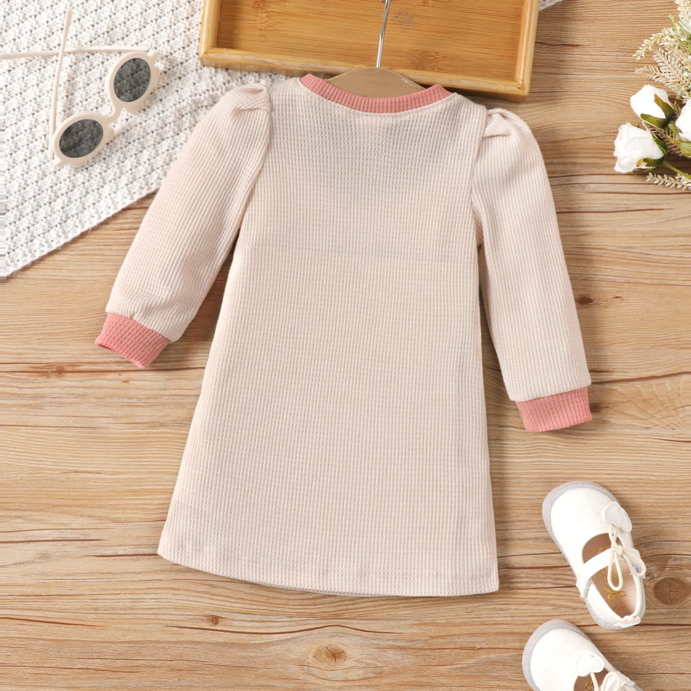 Girls'  Hyper-Tactile 3D Design Plants and Floral Pattern Childlike Dresses   image 2