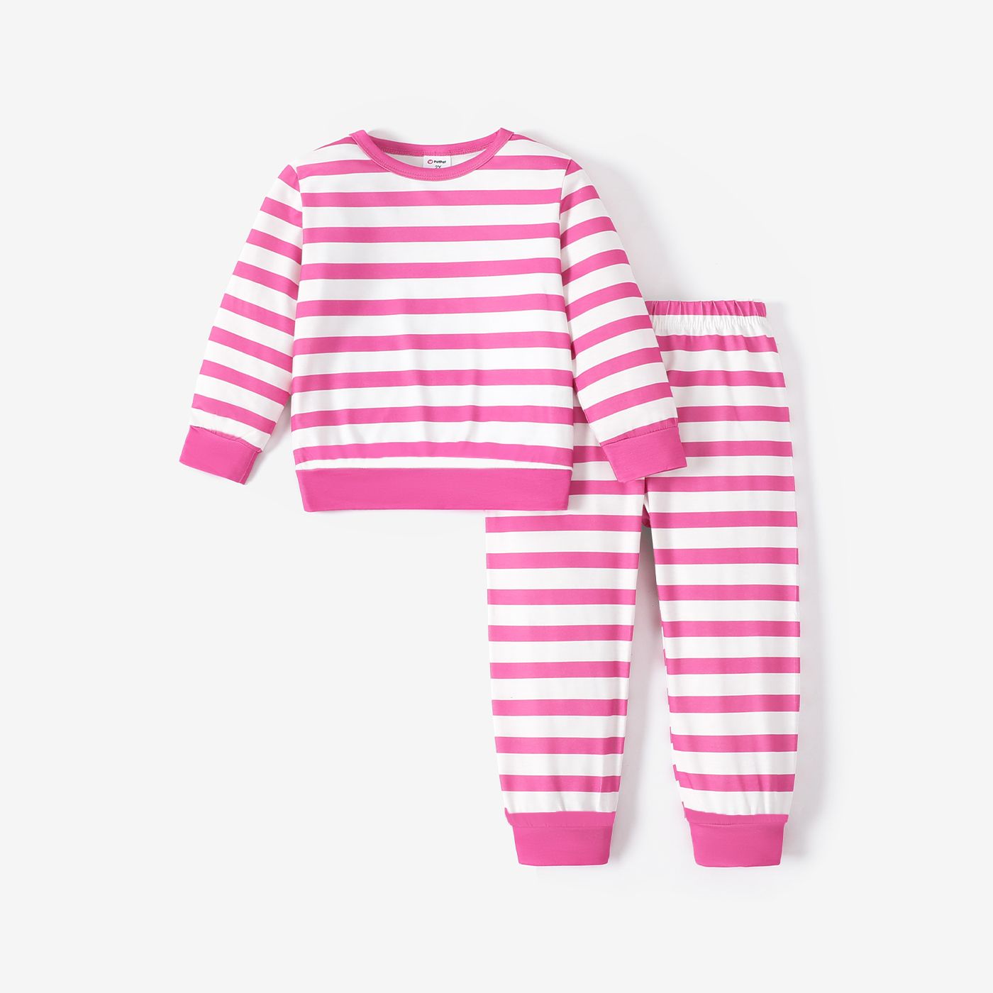 Baby/Toddler Girl Striped Long Sleeve Pajama Set/Jumpsuit