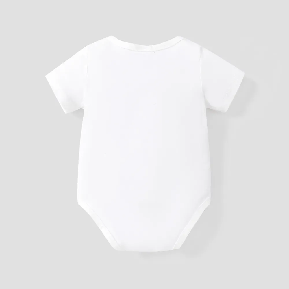 父親節 嬰兒 中性 休閒 短袖 連身衣  big image 2