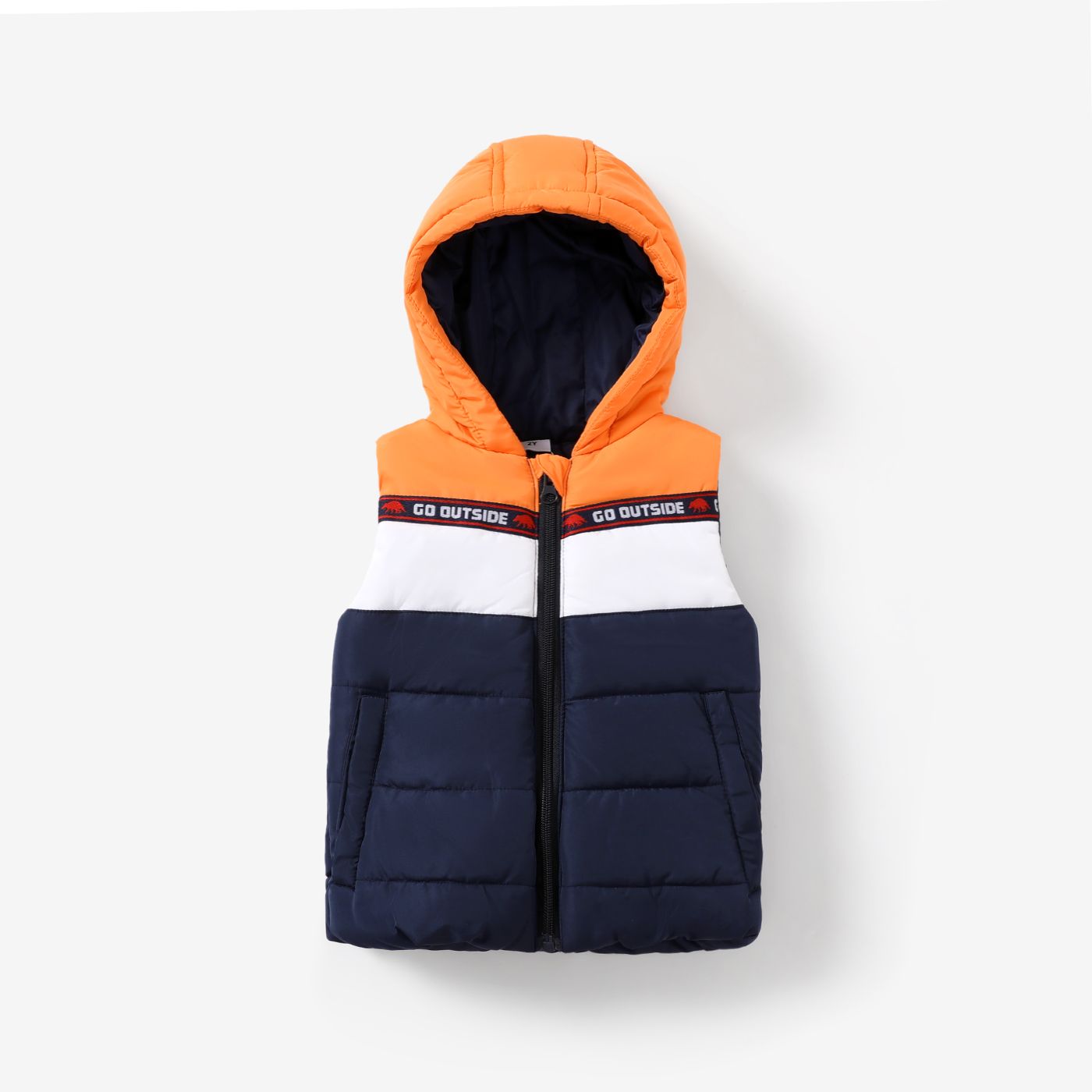 Toddler Boy Casual Colorblock Vest Coat