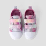 Toddler & Kids Colorful Gliter/Floral Velcro Casual Shoes  image 4