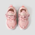 Toddler & Kids Cartoon Fingers Decor Velcro Sports Shoes Pink image 3