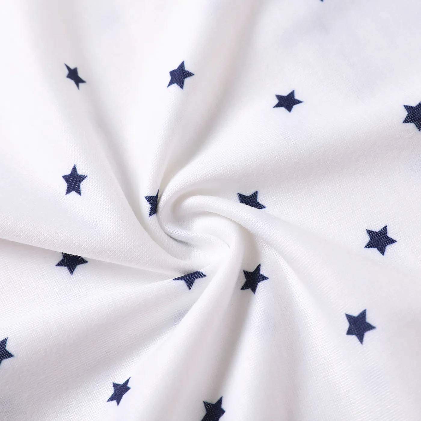 Baby Boy All Over Striped/Star Print Long-sleeve Jumpsuit  image 5