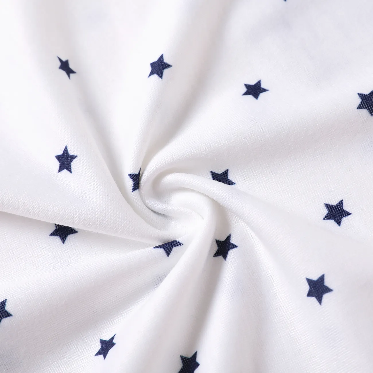 Bebé Menino Costuras de tecido Casual Manga comprida Macacão Branco big image 1
