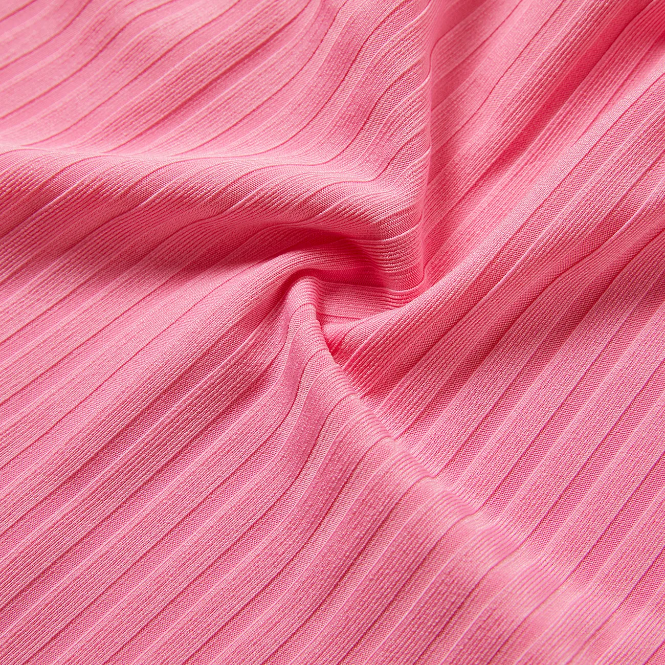 Baby Mädchen Schulterfrei Süß Langärmelig Baby-Overalls rosa big image 1
