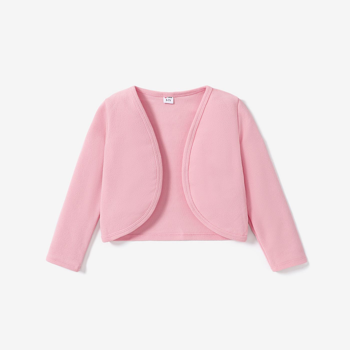 

Kid Girl Basic Solid Color Cardigan/Coat