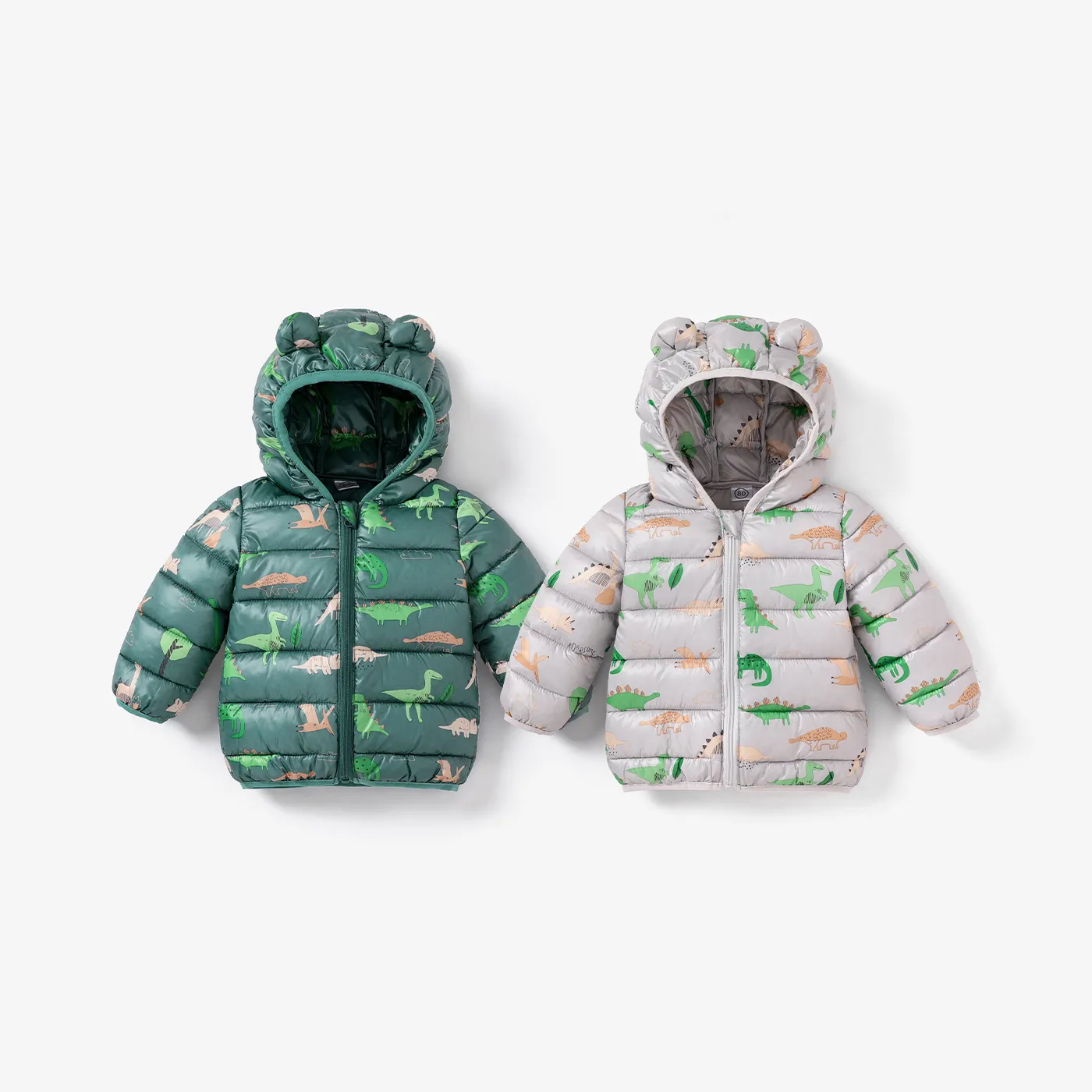 Baby/Toddler Boy Dinosaur Animal Pattern Winter Coat  image 6