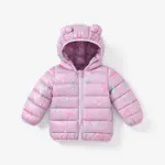 Baby/Kid Boy/Girl Childlike Hooded Winter Coat   Purple