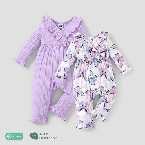 Baby Girl Cute Ruffle Long Sleeve Jumpsuit