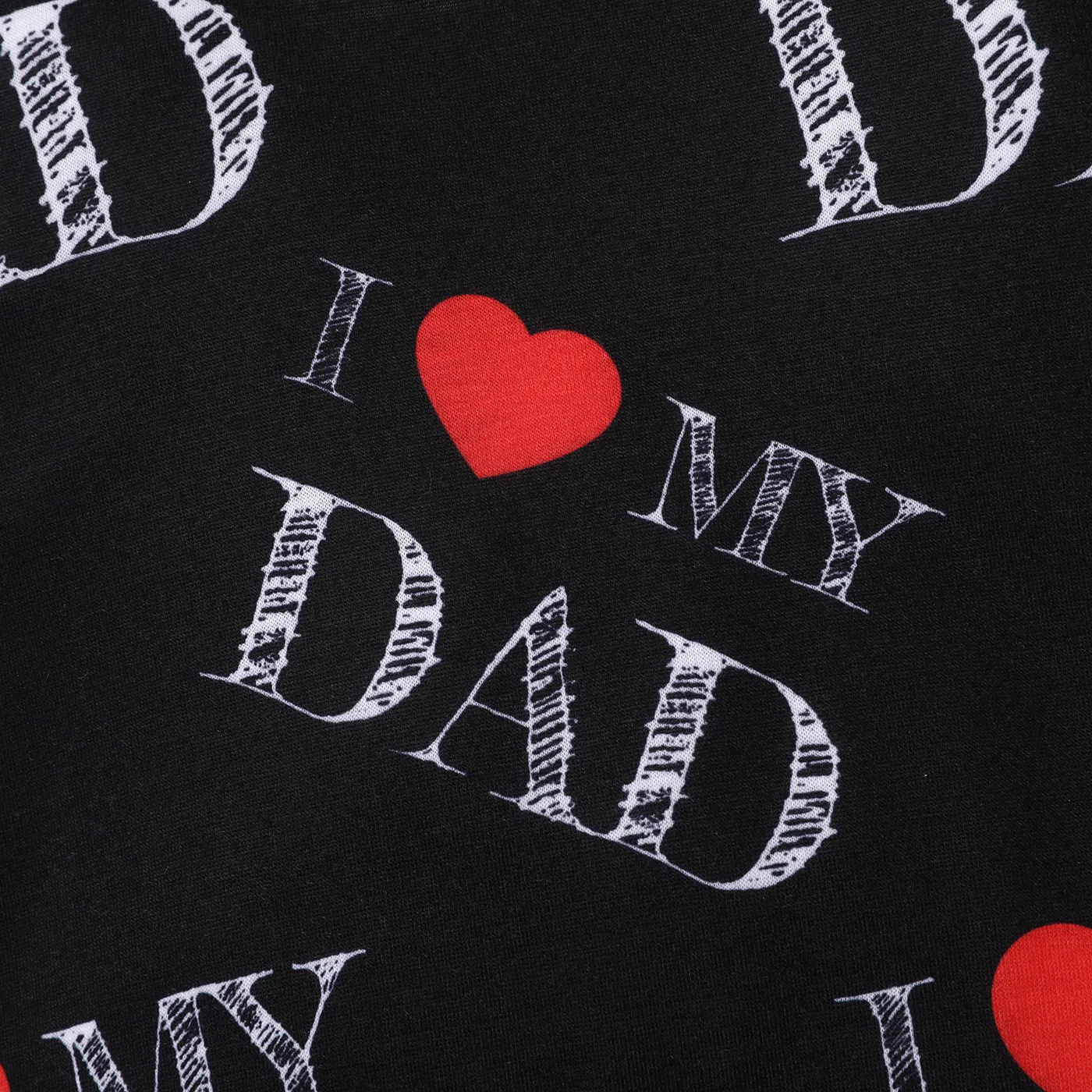 Baby Boy/Girl All Over Love Heart and Letter Print Short-sleeve Romper  image 4