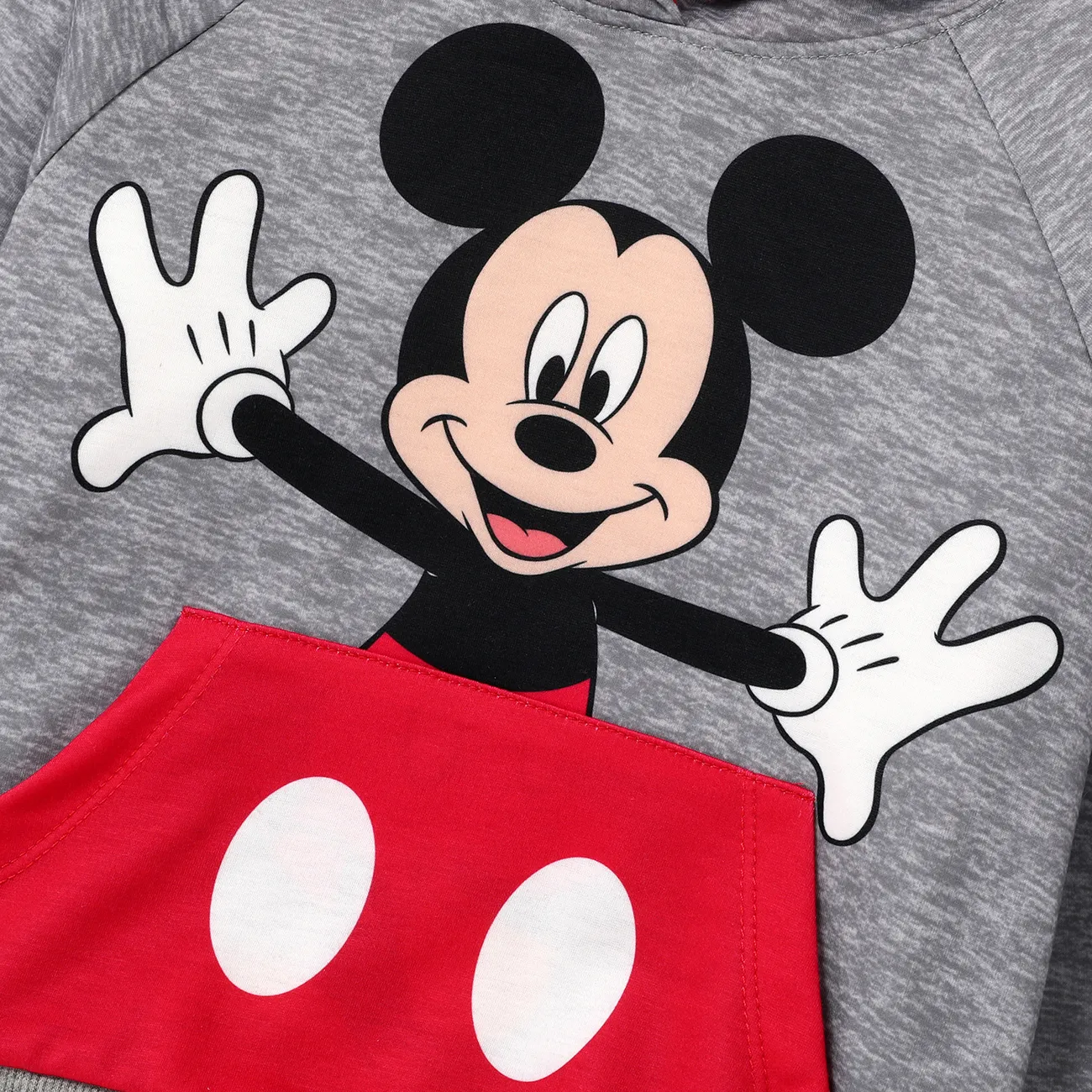 Disney Mickey and Friends هوديس 2 - 6 سنوات للجنسين مجسَّم شخصيات رمادي غامق big image 1
