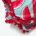 Naia™ Baby Girl Pom Poms Detail Allover Watermelon Print Tank Romper  image 4