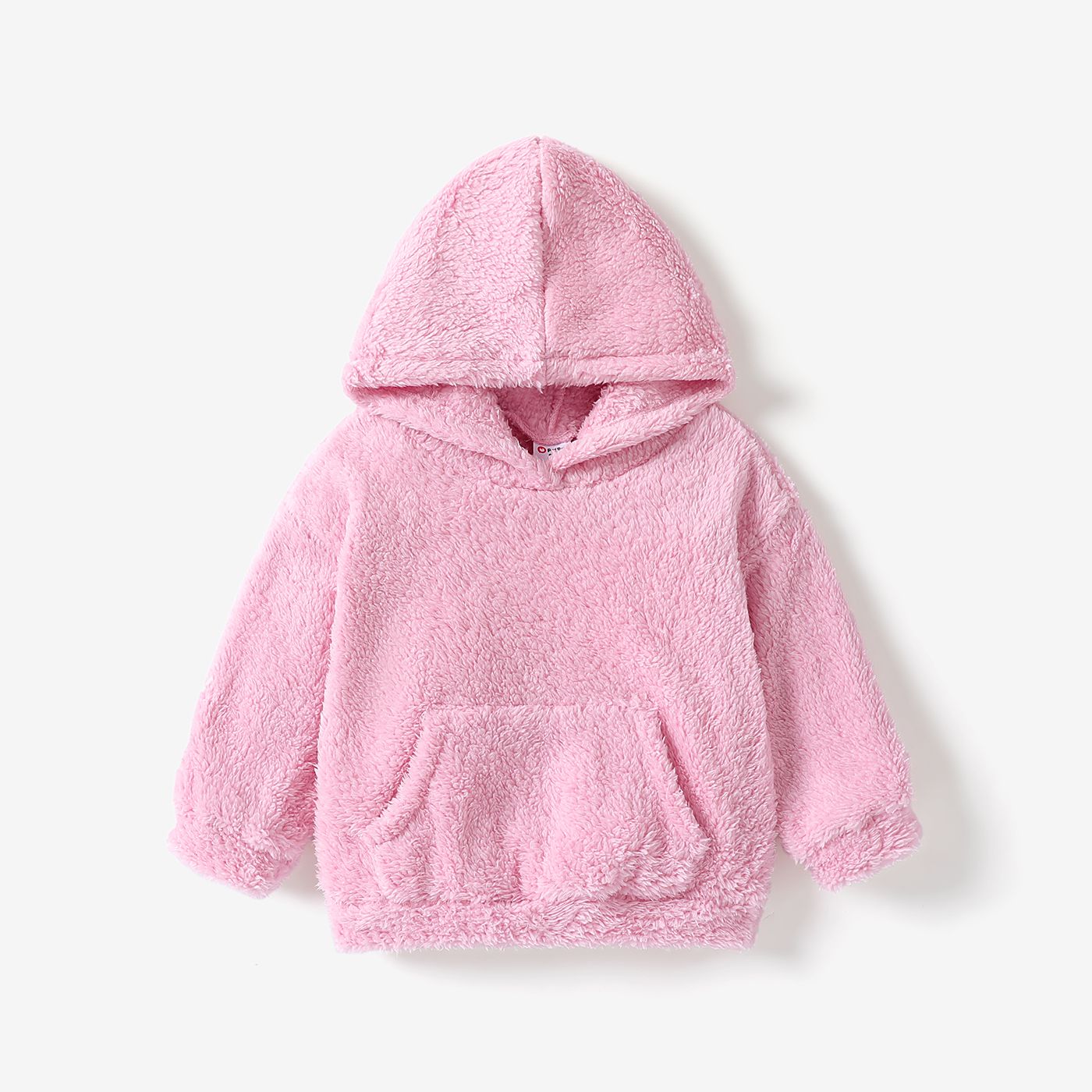 Toddler Boy/Girl Solid Color Christmas Hooded Top/Pullover