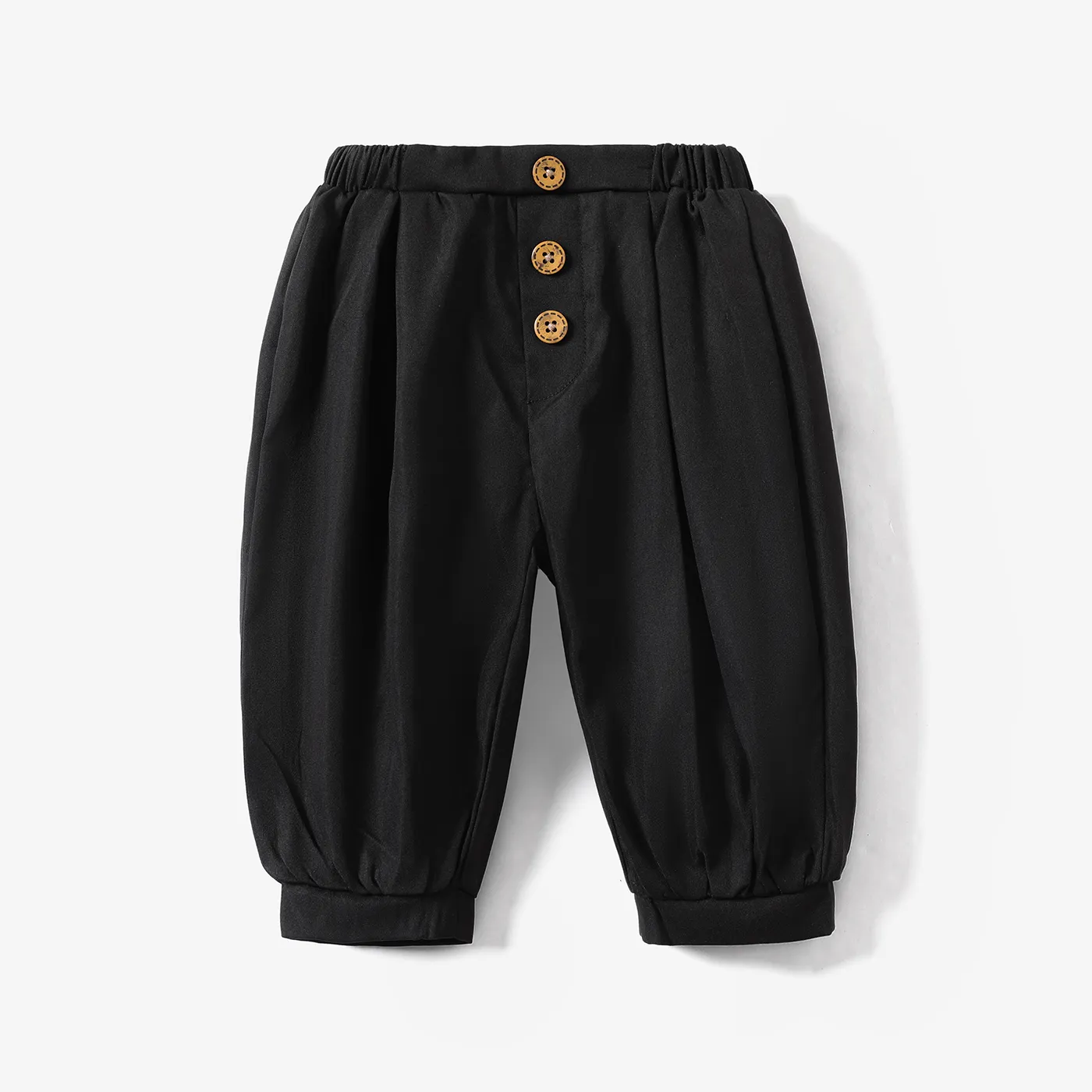 Baby Boy/Girl Casual Solid Loose Fit Pants  big image 1