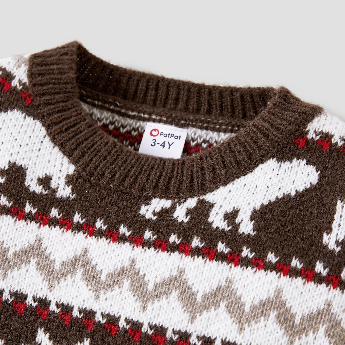 Christmas Family Matching Bear and Snowflake Print Sweaters  image 3