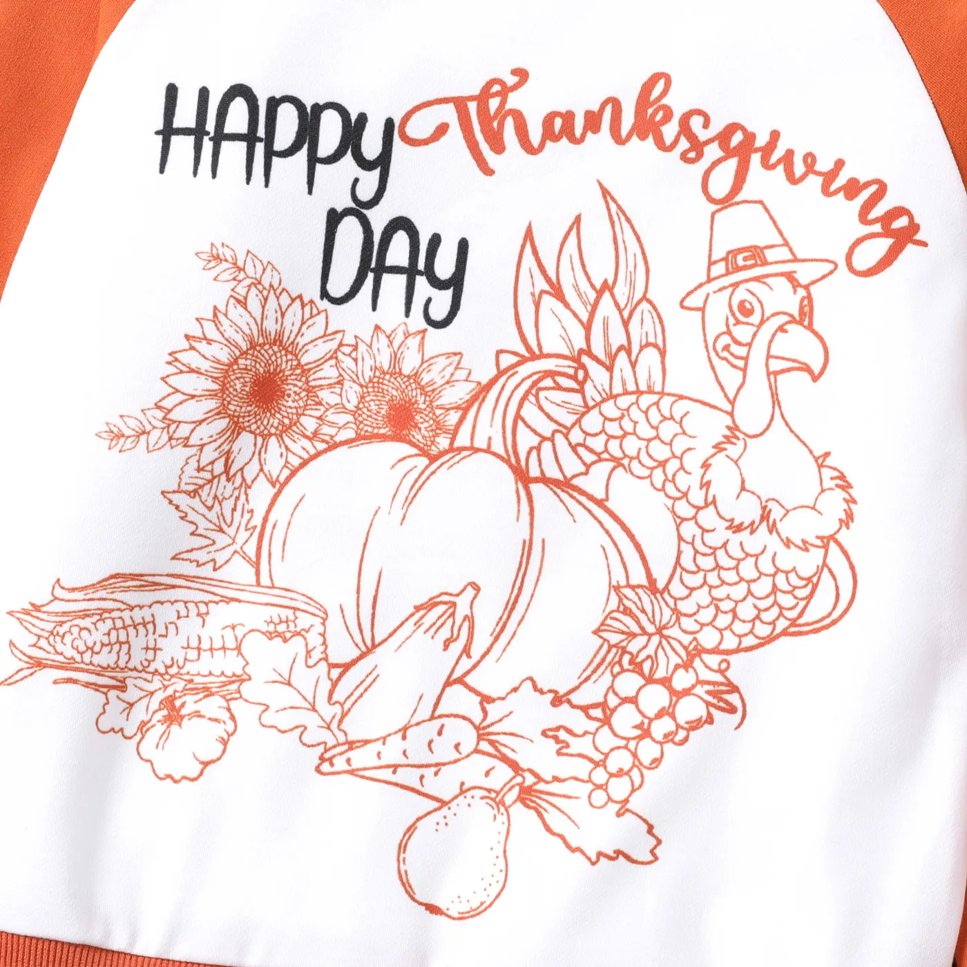 2pcs Kid Boys Thanksgiving Stylish Set Brown image 3