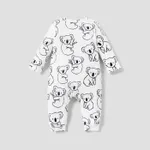 Baby Boy/Girl  Childlike Animal Print Button Long Sleeves Jumpsuit  image 3