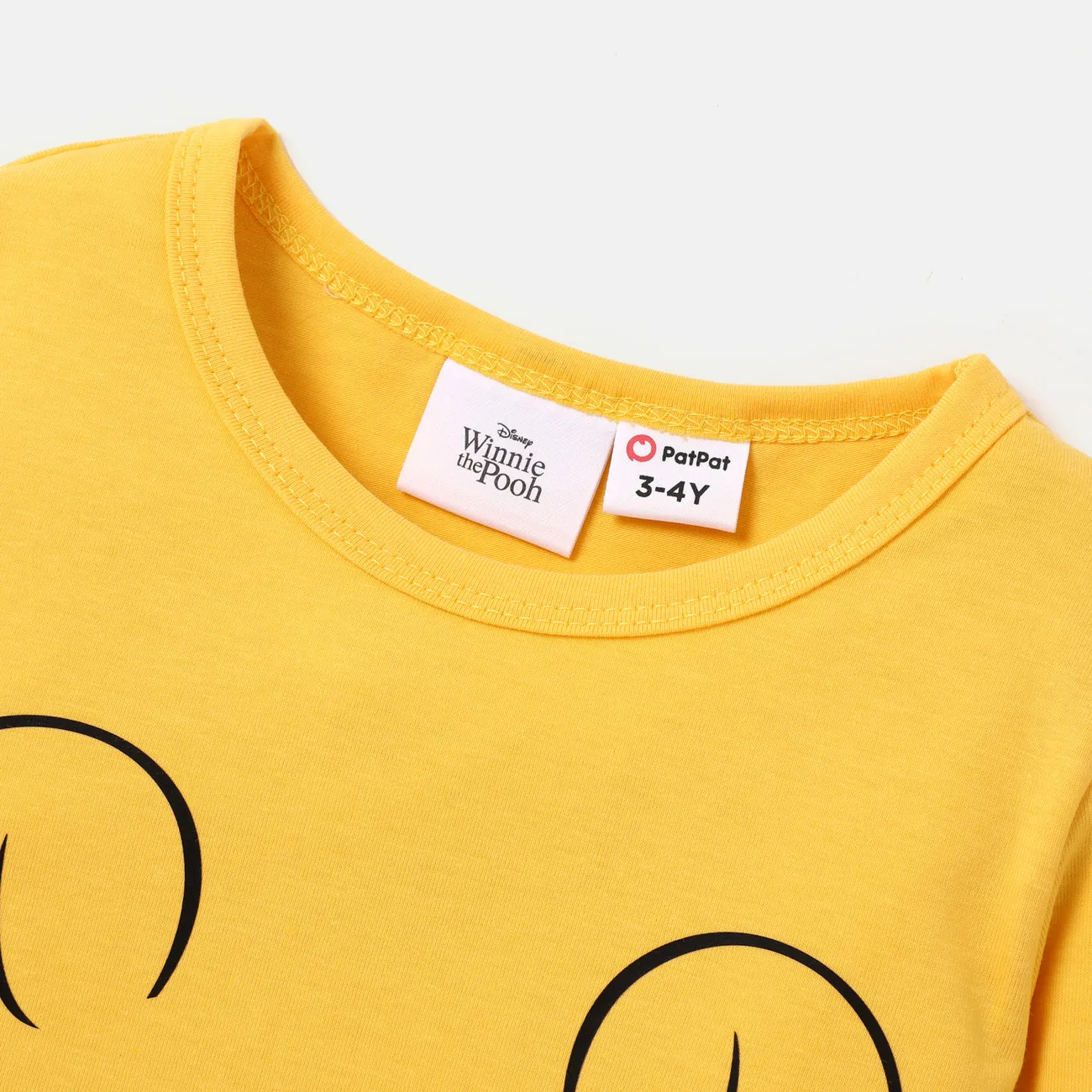 Disney Winnie the Pooh Niño pequeño Unisex Infantil Manga larga Camiseta Amarillo big image 1