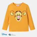 Disney Winnie the Pooh Toddler Boys/Girls Cute Characters Emoji Long Sleeve T-Shirt Orange