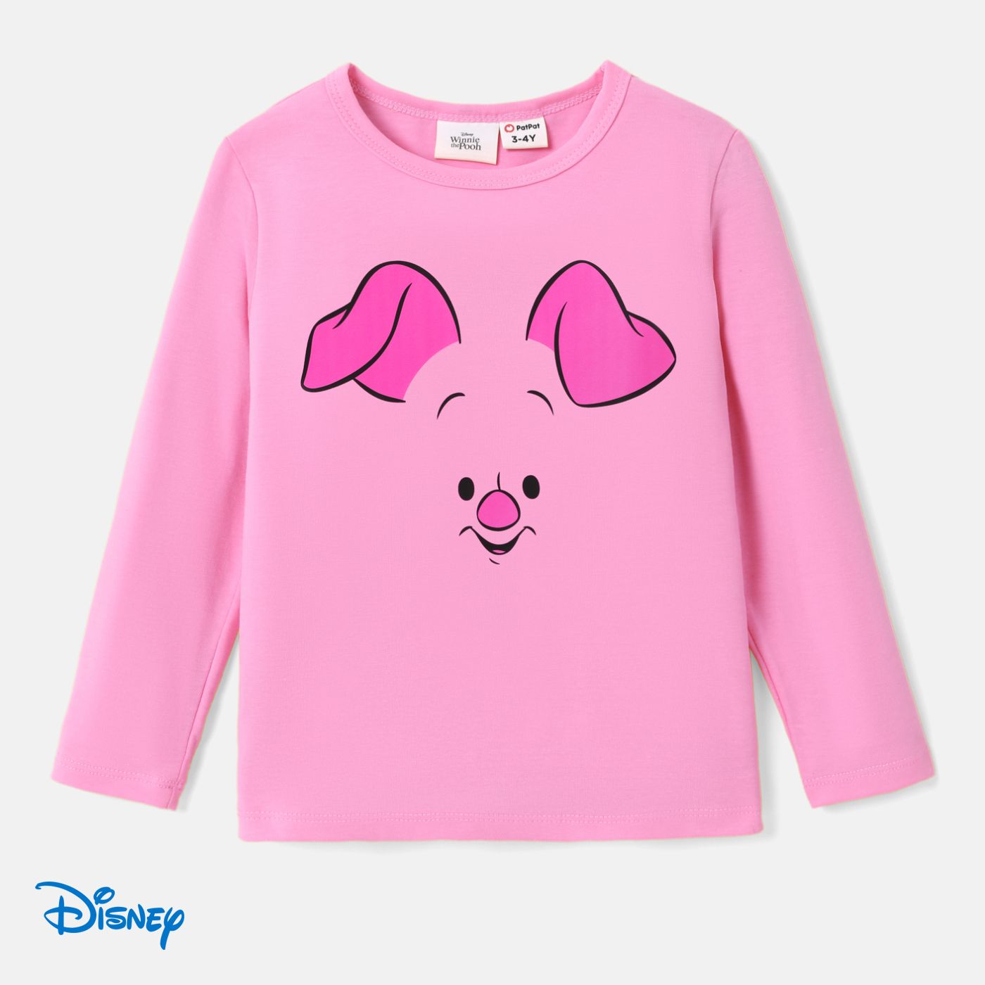 Disney Winnie The Pooh Toddler Boys/Girls Cute Characters Emoji Long Sleeve T-Shirt