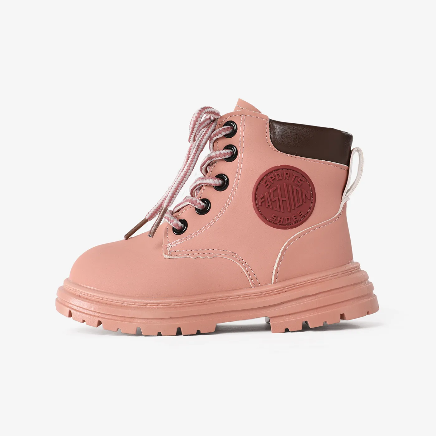 Toddler and Kids Casual Side Zipper Combat Boots  image 3