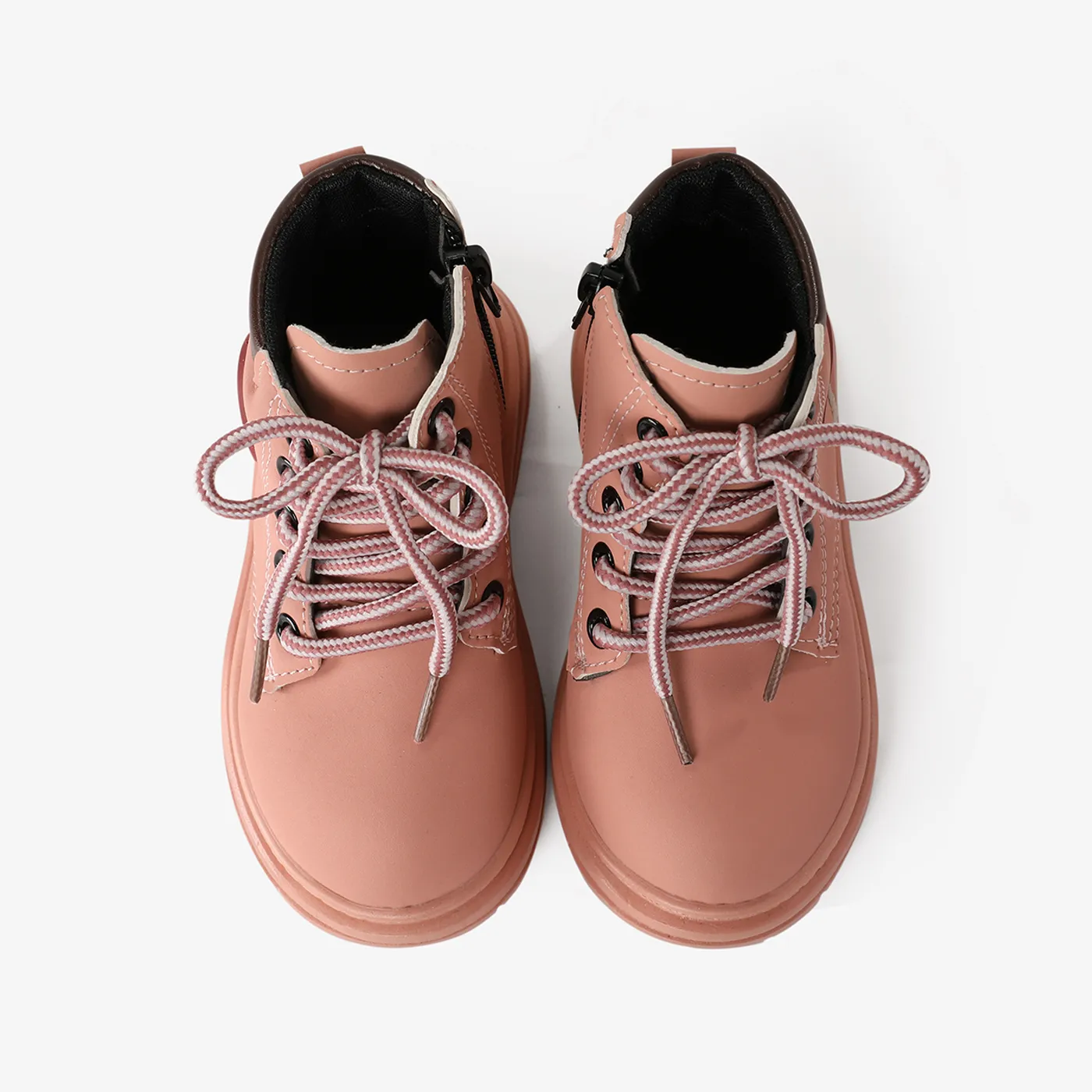 Toddler and Kids Casual Side Zipper Combat Boots  image 4