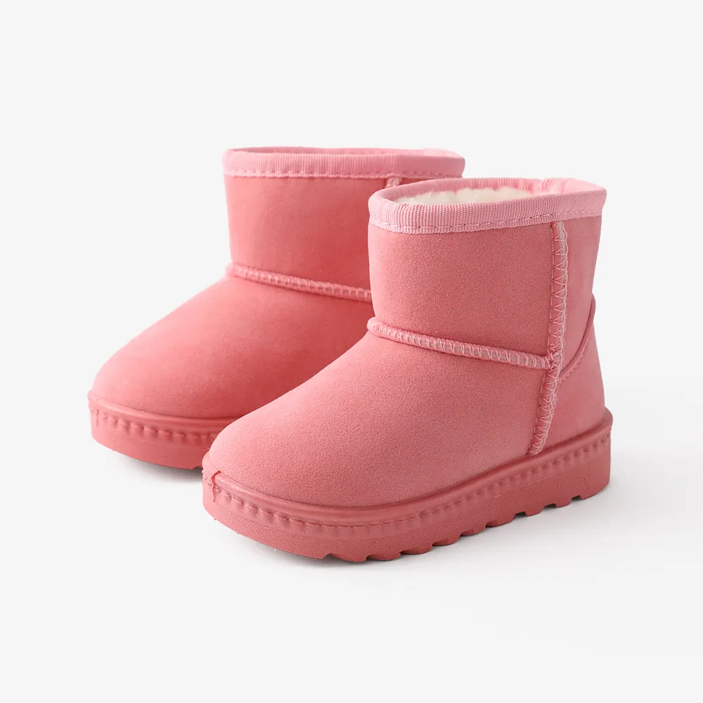Toddler/Kids Basic Solid Color Snow Boots  big image 1