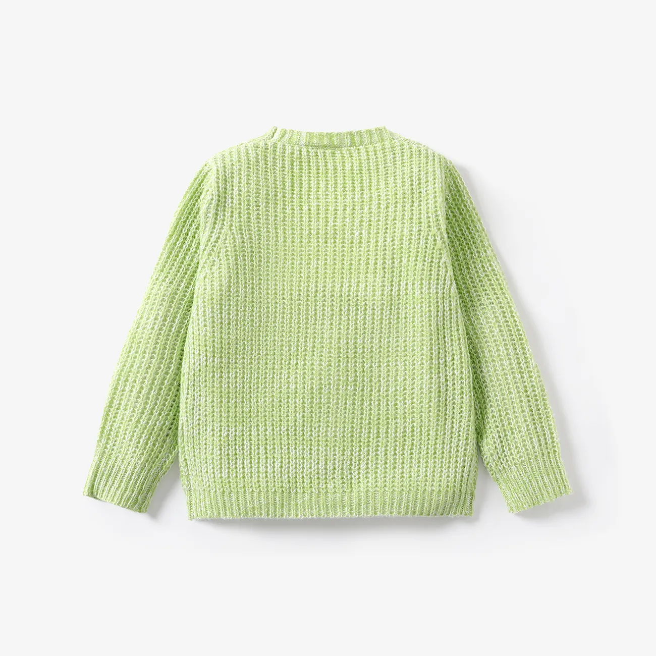 Baby Unisex Basics Langärmelig Pullover blassgrün big image 1