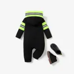 Baby Boy/Girl Naia Firefighter Style Long Sleeve Hooded Jumpsuit  image 4