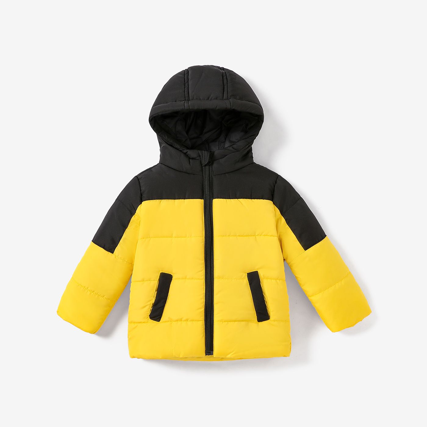 Toddler Boy  Casual Colorblock Winter Coat