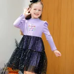Toddler Girl Halloween Multi-Layered Long Sleeve Dress Set  image 2